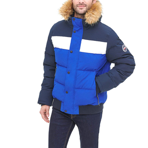 Chaqueta acolchada de moda de alta calidad para hombre, prendas de vestir con burbujas, Abrigo acolchado con capucha hecho de tela de lona - Product Image 3