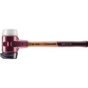 Martillo de superficie suave SIMPLEX L.490mm con cabeza de D.80mm y HO HALDER - Product Image 1