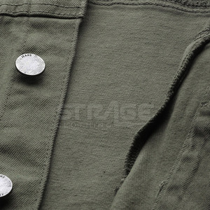 Chaqueta de Mezclilla de Lona con Construcción Duradera y Comodidad Diaria, Acabado Premium, Ecológica y Transpirable, con Logotipo Frontal, Chaqueta de Invierno - Product Image 6