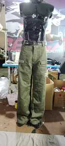 กางเกงผ้ายีนส์ของผู้ชายกางเกงลำลองเอวกลางเอวทรงตรงดีไซน์มีเอกลักษณ์ออกแบบได้ตามต้องการน้ำหนักเบา - Product Image 5