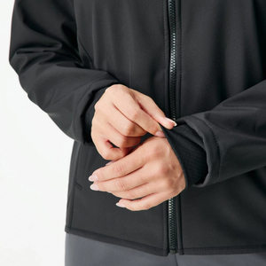 Recién llegado para chaqueta de concha suave Unisex primavera a prueba de viento impermeable manga larga Abrigo con capucha Color sólido para hombre personalizado OEM - Product Image 4