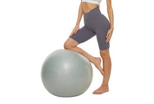 Women <b>High</b> <b>Waist</b> V <b>Shape</b> Yoga <b>Shorts</b> Stretchy Fitness Biker <b>Shorts</b> Grey - Product Image 3