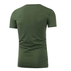 T-shirt en coton personnalisé pour homme, streetwear, décontracté, manches courtes, coupe ample, port quotidien, mode estivale, confortable, OEM ODM - Product Image 2