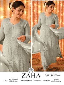 Hoge Vraag Indiase Pakistaanse Stijl Karachi Werk Fancy Salwar Past Bij Etnische Kleding Nieuwste Exclusieve Eid Meest Verkochte Product - Product Image 3