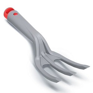 Petit râteau de jardinage manuel R CULTIVATOR PLUS, dimensions (mm) 270x78x54, couleur Gris - Product Image 1