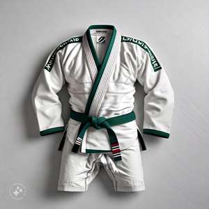 Uniformes de algodón brasileño Jiu Jitsu Gi BJJ con cinturones Jiujitsu Kimono ropa de artes marciales - Product Image 2