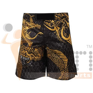 Diseña tu propia lucha Mma pantalones cortos sublimados al por mayor ropa de entrenamiento hombres todos los colores modelo 2024 Mma pantalones cortos - Product Image 3