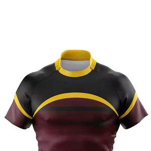 Custom Printed Sports Wears Rugby Jerseys Shirt Uniform Wholesale Sublimated Sportswear Adults Unisex Personalized Team - Product Image 3