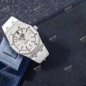 สายรัดยางสไตล์ฮิปฮอปโบราณทำจากเพชรหรูหราหรูหราสง่างาม - Product Image 2