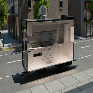 Hot Selling Custom Size Aluminum <b>Towable</b> Food Trailer with 2-Year Warranty for Fast Food Snack & Ice Cream Service - Product Image 5