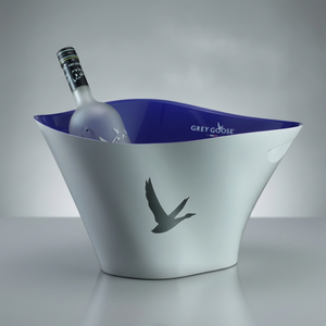 ถังน้ำแข็ง 2 ขวด ชุบเงิน พร้อมไฟ LED สำหรับงานแต่งงานและบาร์ จำหน่ายจำนวนมาก รับผลิตตามแบบ OEM - Product Image 5