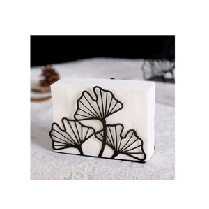 Porta Servilletas de Metal de Estilo Moderno y Lujoso, Diseño Artesanal de SAAZ HANDICRAFTS, para Vajilla de Comedor en el Hogar y la Cocina - Product Image 1