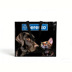 Bolsas de Compras de Polipropileno Tejido con Estampados de Animales - Product Image 1