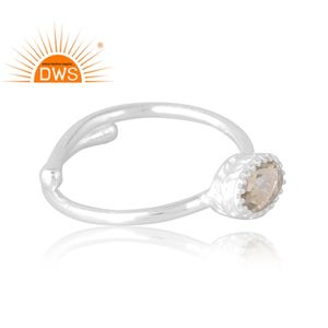 Meilleure vente 925 argent Sterling naturel vert améthyste pierre précieuse bague bijoux personnalisés pour les femmes cadeau pour elle - Product Image 4