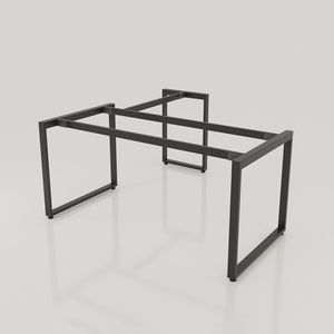 SFRT105-Industrial Design Style Iron Rectangle <b>Table</b> L-<b>Shaped</b> Corner Foot with Iron Box Assembly - Product Image 1