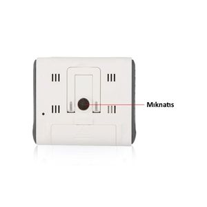 Termómetro Higrómetro Digital para Interiores Diwu DC102 con Pantalla LED LCD y Reloj - Product Image 4