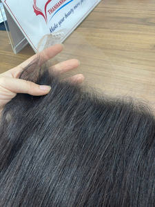 Hot Product <b>Lace</b> <b>Closure</b> & Frontal Cuticle Aligned Hair For Wig No Tangle High Quality Natural Color Large Stock Straight/Wavy - Product Image 6