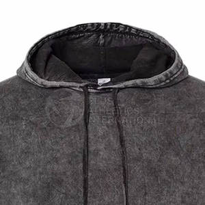 Nueva moda Ropa de hombre Tallas grandes Sudaderas con capucha de lavado ácido Algodón Estilo casual Sudaderas con capucha de lavado ácido - Product Image 6