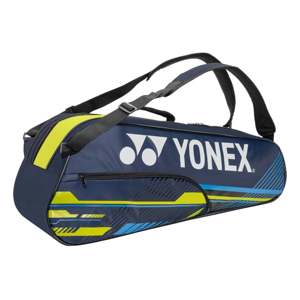 กระเป๋าใส่ไม้แบดมินตัน YONEX Ace2 1226 แบบ 2 ช่อง ใส่ไม้ได้ 6 อัน สีกรมท่า/สีเขียวมะนาว ผลิตจาก PU และไนลอน สำหรับใช้ในการเล่นกีฬา - Product Image 1
