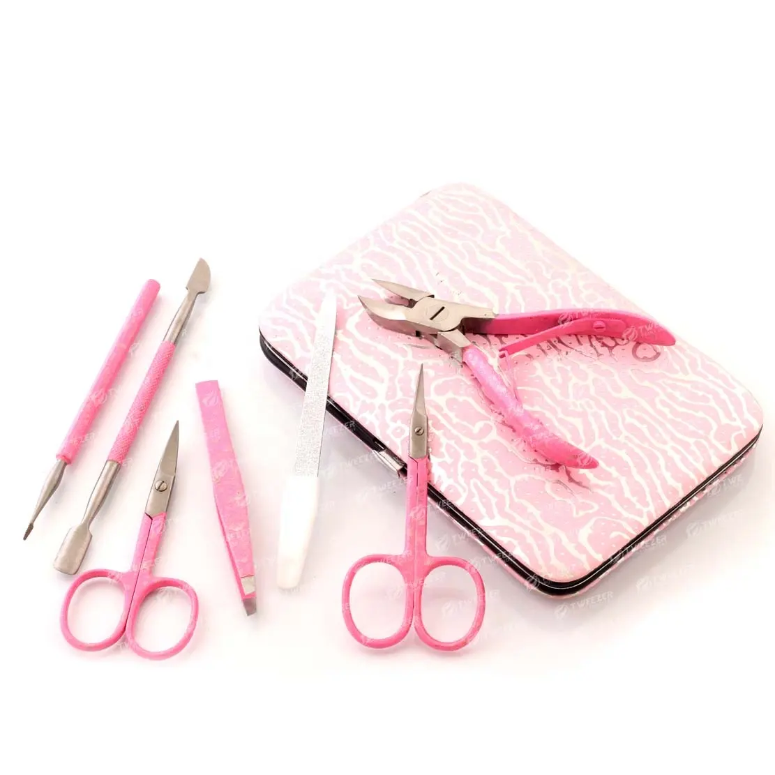 Di alta qualità per Manicure Set Pedicure pinze per cuticole pinze per unghie spintore pelle morta di rimozione lima per unghie Kit per la toelettatura