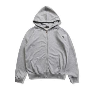 Custom Logo <b>Men's</b> Streetwear Sets <b>Men</b> Zipper Sweater Distressed Full Face Zip Up Hoodie Oem Zipper Hood Outside Hoodies - Product Image 4