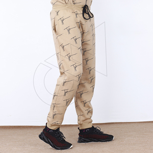 Pantalon de jogging décontracté léger et respirant pour hommes, avec cordon de serrage, couleur unie, design personnalisé, vente en gros - Product Image 6