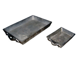 Plateau de service en aluminium argenté, type d'emballage boîte pour hôtel restaurant - Product Image 1