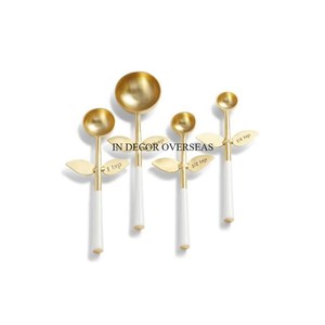 Finest Quality Metal Made High Grade Gold Plated <b>Measuring</b> Spoons Kitchen Gadget And <b>Tools</b> Supplies In Competitive Price - Product Image 2