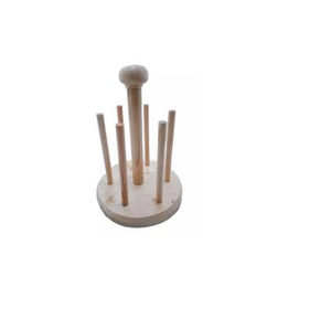 Porte-bouteille en verre à liqueur en bois et articles décoratifs de forme ronde et de table et produit Offre Spéciale - Product Image 1