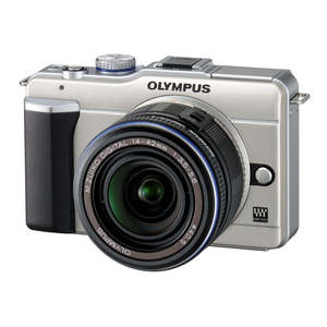 Appareil photo numérique Micro Four Thirds 12,3 MP avec écran LCD de 3 pouces, objectif zoom 14-42 mm F/3,5-5,6, appareil photo numérique à objectifs interchangeables d'occasion - Product Image 1