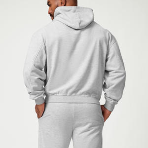 Meilleurs sweats à capuche personnalisés pour hommes 100% coton lourd luxe qualité bouffante impression surdimensionné Streetwear pull hommes sweats à capuche - Product Image 2