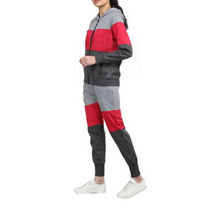 Trajes de chándal personalizables de talla XL para mujer, ropa informal de algodón transpirable para exteriores, característica de talla grande para la temporada de invierno, MOQ bajo - Product Image 3