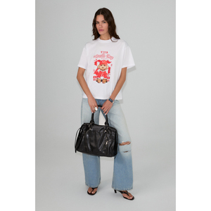 T-shirt imprimé spécial Coupe du Monde en coton biologique doux et extensible pour femme GRIMELANGE PLENE - Product Image 1