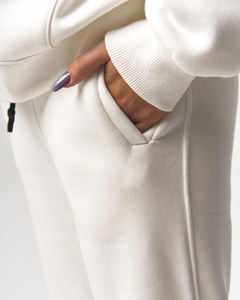 ชุดวอร์มสำหรับผู้หญิงผ้าเฟรนช์เทอร์รี่โอเวอร์ไซส์คุณภาพระดับพรีเมียมเสื้อวอร์มระบายพิมพ์ลายโลโก้ตามสั่ง - Product Image 5