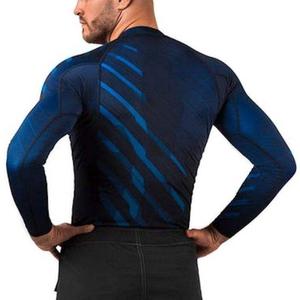 Nouvelle Arrivée : Rash Guard Homme Haut de Gamme en Tissu Tricoté Spandex/Polyester Respirant UPF50+ 220g – Fabriqué au Pakistan – Meilleure Vente - Product Image 3