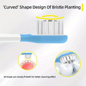 Custom-Fit Electric <b>Toothbrush</b> <b>Head</b> with Tailored Profile Personalized Replacement <b>Heads</b> for Household Use (Nylon) - Product Image 3