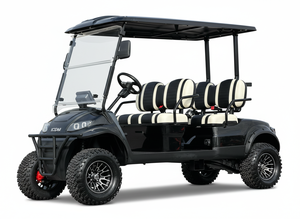 Carrito de Golf Eléctrico Elevado de 4+2 Pasajeros (3-4 Asientos) con Aire Acondicionado 48V para Exteriores, Modelo 2026 de Venta Especial para Empresas - Product Image 1