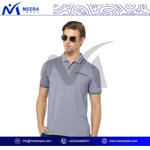 เสื้อโปโลผ้าฝ้ายแขนสั้นผู้ชาย, เสื้อยืดแห้งเร็วระบายอากาศได้คลาสสิกสำหรับธุรกิจกีฬาและชุดลำลอง - Product Image 3