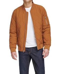 Veste matelassée imperméable en polyester de couleur unie, logo personnalisé OEM en gros, veste matelassée respirante - Product Image 5