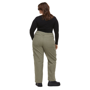 Pantalones Cargo de sarga cómodos para mujer, pantalones de trabajo de talla grande para senderismo, ropa de calle personalizada, pantalones vaqueros para hombre, ropa informal, Pantalones - Product Image 2