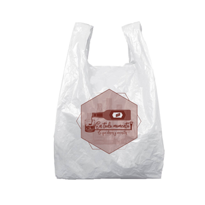 Vente en gros directe en usine Sacs de t-shirts à provisions en plastique vert écologique HDPE/LDPE Vente en gros Sac à provisions biodégradable - Product Image 2