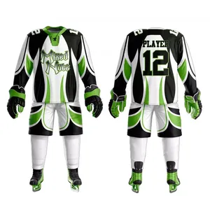 Uniforme deportivo con logotipo personalizado, uniforme de Hockey sobre hielo, sublimación, precio al por mayor - Product Image 3