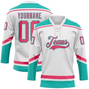 Jersey de hockey sobre hielo al por mayor Jersey de hockey de vinilo de sarga sublimado para hombre - Product Image 3