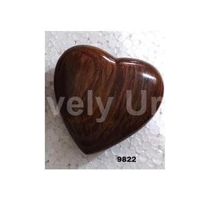 Urne funéraire souvenir coeur palissandre pour cendres humaines urne funéraire commémorative cendres avec sac en velours gratuit - Product Image 1