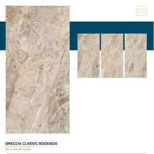 Azulejos de porcelana pulida Premium de 800x1600MM para pisos de apartamentos Durable resistente a las manchas Colorfast Elegant Color Familiur Floor - Product Image 2