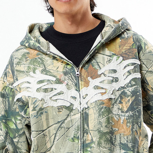 Sweat à capuche pour homme vente en gros 320GSM lourd surdimensionné décontracté coupe ample de haute qualité personnalisé sérigraphie logo pull - Product Image 4