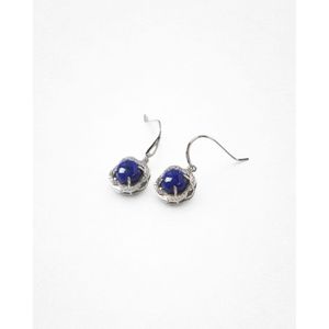 ต่างหูแฟชั่นลาพิส ลาซูลี ดีไซน์หรูหรา - Product Image 3