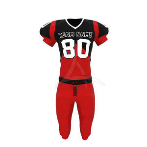 Meilleures ventes Uniforme de football américain léger et respirant de grande taille à manches courtes pour les matchs et l'entraînement en plein air - Product Image 1