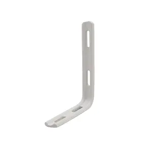 Latest Design L-Shaped Wall Pelmet Bracket Medium Size 127x102mm with Mild Steel Finish Slotted Bulk Supplier Product