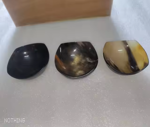 ชามเขาควายขนาดเล็กชามใส่อาหารเขาเขาหนาปรุงรสเครื่องดื่มสุดหรูขายดีควายตกแต่งด้วยงานฝีมือรูปพระจันทร์เสี้ยว - Product Image 1